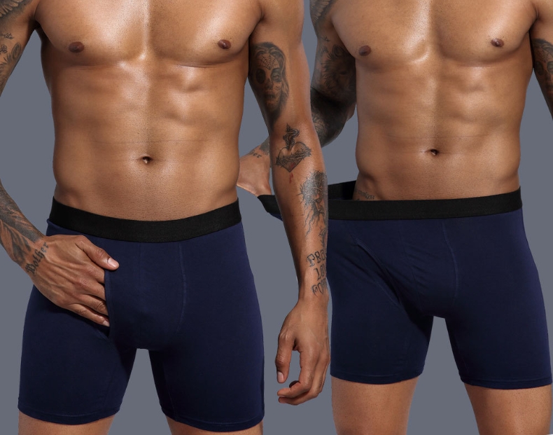 Illustration showing the benefits of pouch underwear, emphasizing the ergonomic design that provides support and airflow.