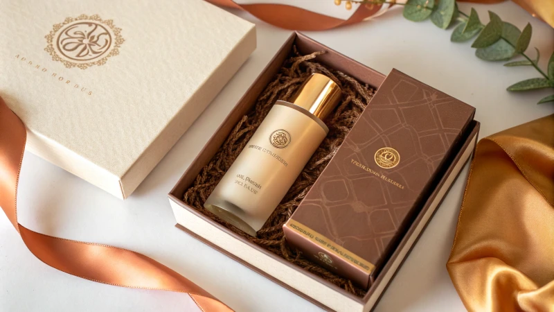 Luxurious unboxing of a high-end product