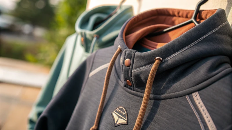 Close-up of personalized apparel showcasing unique design features