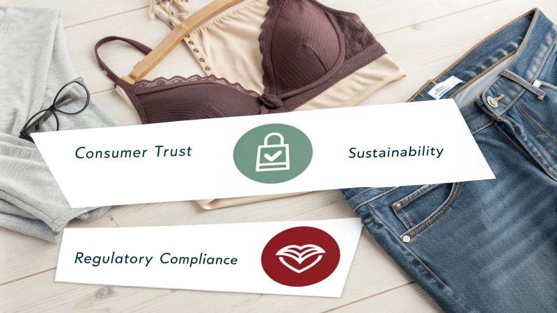 Infographic highlighting the benefits of supply chain transparency for underwear brands