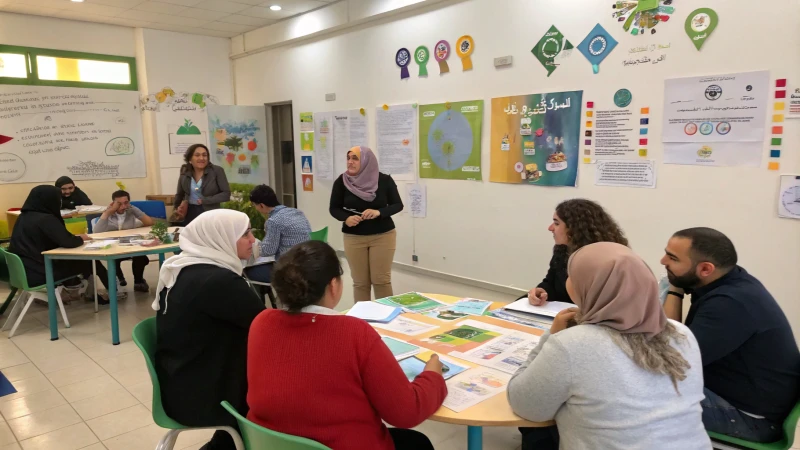 Diverse group engaged in a workshop on circular economy practices