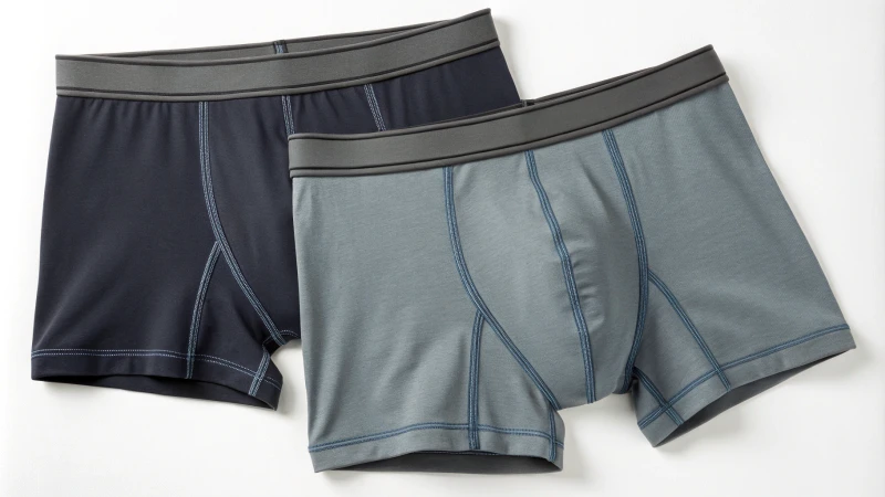Comparison of seamless boxers and traditional boxers