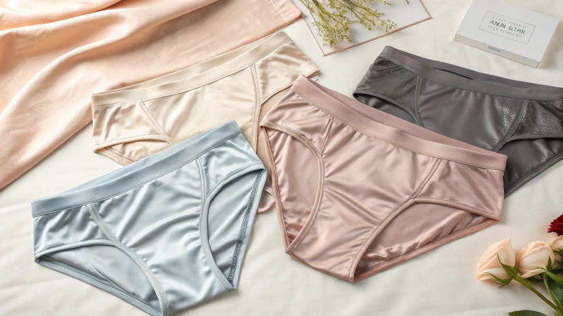Flat lay of modal and ice silk fabric swatches